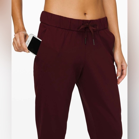Lululemon On the Fly Jogger | Luxtreme | Garnet Maroon | Women's 4 28" inseam - Picture 4 of 14
